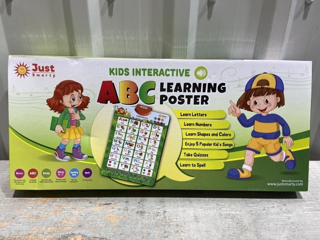 Kids Interactive ABC Learning Poster