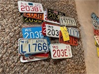 WIS Motorcycle License Plates