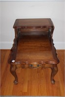 Step Back Cherry French End Table (some TLC