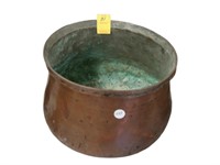 Large copper pot