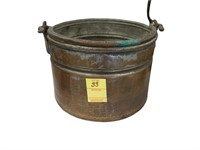 Old, copper bucket