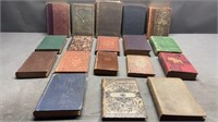 18pc 1800s Vtg Books Various Titles