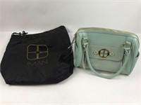 Iman Green Handbag With Dustbag