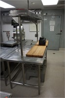 Stainless Steel Table with Utility Drawer
