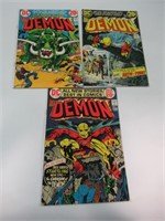 The Demon #1-3 (1972) Jack Kirby DC 1st Etrigan