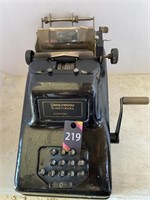 Vintage Underwood Sundstrand Adding Machine