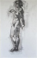 LARGE LANCE MIYAMOTO NUDE PAINTING