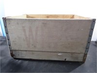 Vintage Win's Soda Bottle Wood Crate / Box