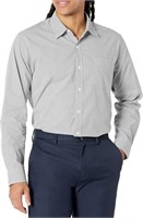 (N) Amazon Essentials Men's Long-Sleeve Gingham Sh