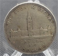1939 Canadian Silver Dollar 80% Silver