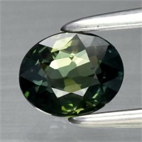 Very Clean! 0.53ct IF Oval Natural Green Sapphire