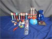 Nice Lot of Toys, Pez Dispensors, Figures & More