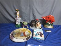 *Awesome Figurine Lot With Some Plates & Foot