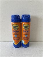 2 banana boat sport spray sunscreens 1oz