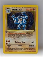 Pokemon 1999 1st Edition Machamp Holo 8