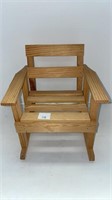 Small wood doll chair