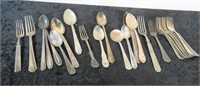 25+ Pcs of Flatware - Silver Plated