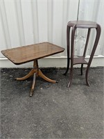 Vintage Coffee table with lion paws 26" x 15.5" x