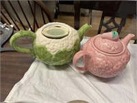 2.  TEA POTS - WADE & F F