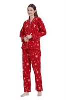 Global 100% Cotton Comfy Flannel Pajamas for Women