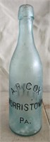 A.R. Cox Norristown antique glass bottle
