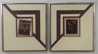 2 Ronald Bourgeois, Copper Plate Etchings, 1984