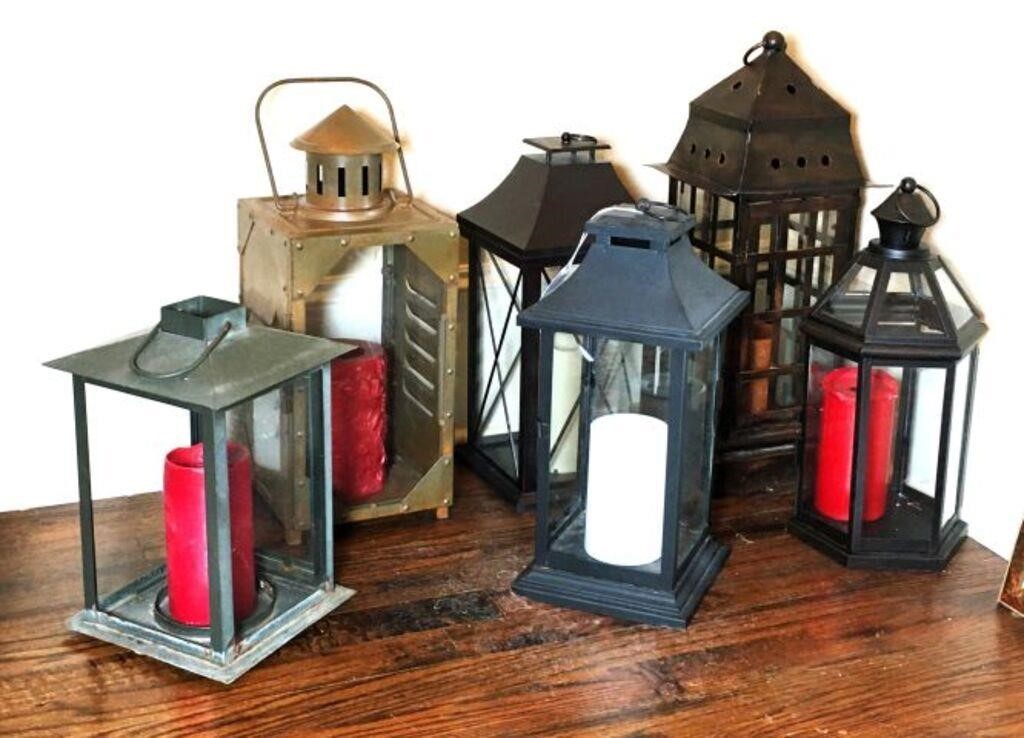 Metal Lantern Candle Holders