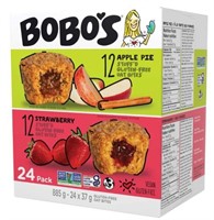24-Pk Bobo's Stuff'd Oat Bites Variety Pack, 37g