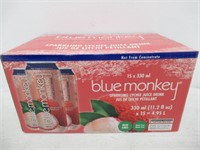 15-Pk Blue Monkey Spark Lychee Juice, 330ml