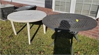 3 MISC OUTDOOR TABLES