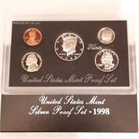 United States Mint Silver Proof Set 1998