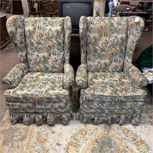 Wing Chair PAIR- 2 pc (ER)