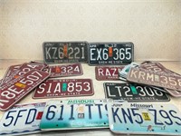 (25) Missouri License Plates (80s-2020s)