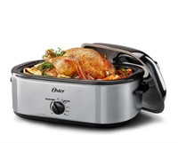 Oster 18 Quart Silver Roaster with High Dome