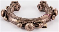 Jewelry Antique African Ashanti Silver Bracelet