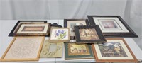Large Lot of Framed Pictures