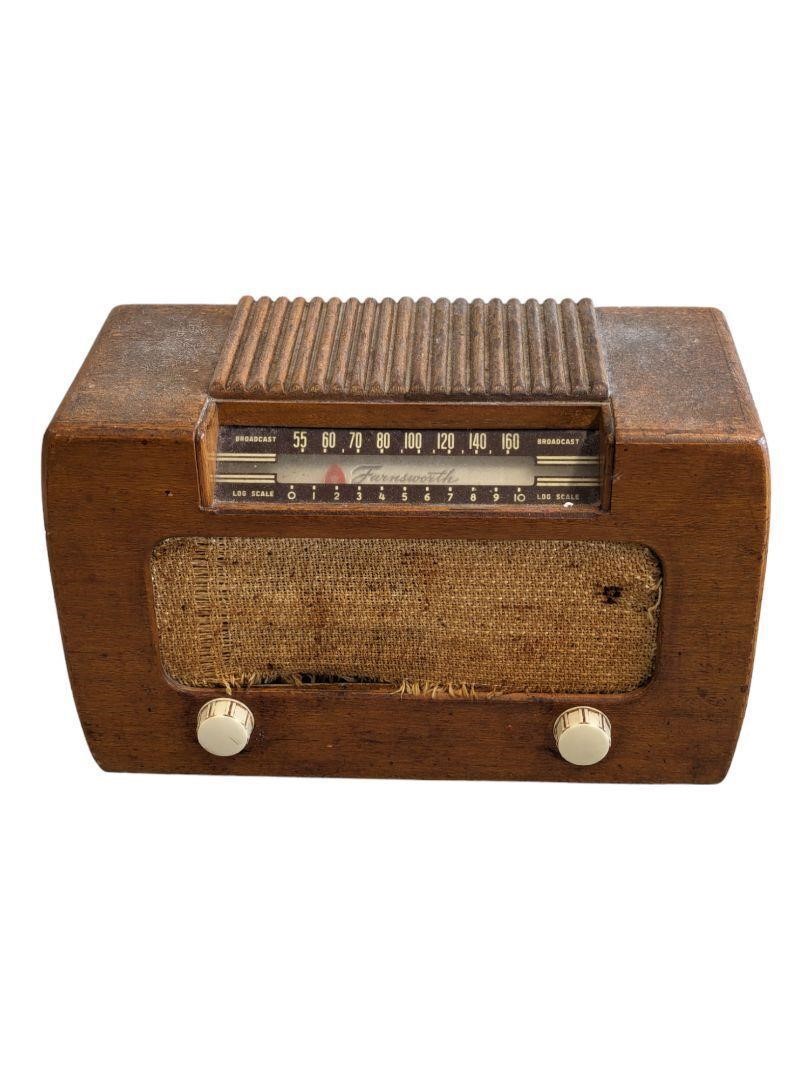 1946 Farnsworth Radio Vintage Mid-Century
