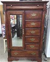 Lingere Cabinet w/Beveled Mirror Door