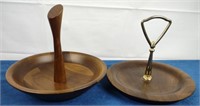 Wood Nut Bowls (2)