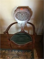Mahogany Valet Arm Chair
