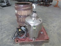 26 Gal Tank and Barrel With Coil-