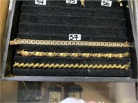 3 BRACELETS-MARKED 925