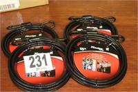 4-15' new Master Lock cables