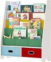 Seirione Kids Book Shelf, Children Display Rack,