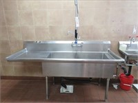 79" SS 2-COMPARTMENT SINK