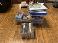 Assorted Music CD’s and Cassettes