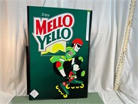 1992 MELLO YELLO PLASTIC ROLLERBLADING 18"X27"