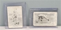 2 1922 American Caramel Baseball Cards