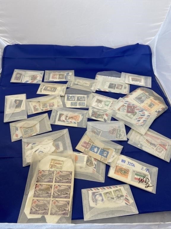 Bag of Cancelled Foreign Stamps
