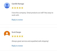 REVIEW BY OUR CUSTOMERS